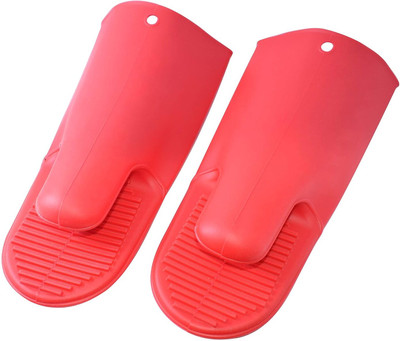 KARP Red Silicon Kitchen Linen Set(Pack of 2)