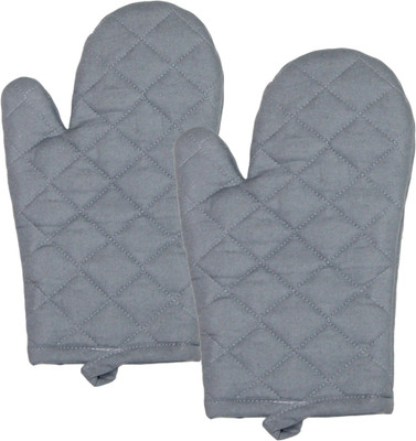 Handloomwala Grey Cotton Kitchen Linen Set(Pack of 2)