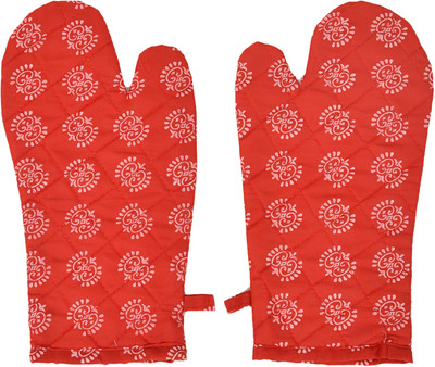 KUBER INDUSTRIES Red Polyester Kitchen Linen Set(Pack of 2)