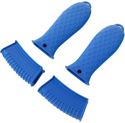 KUBER INDUSTRIES Blue Silicon Kitchen Linen Set(Pack of 4)