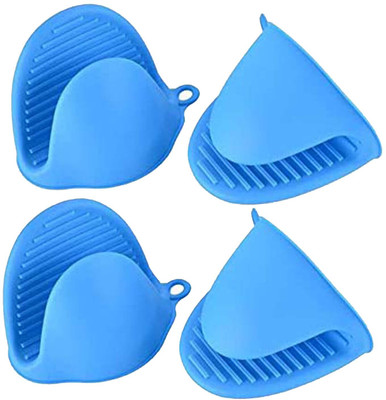 Kitchwish Blue Silicon Kitchen Linen Set(Pack of 2)