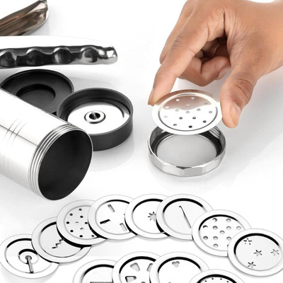 VRUTI Set of 15 Pattern Discs Kitchen Press
