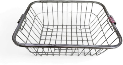 SM Enterprises Dish Drainer Kitchen Rack Steel Stainless Steel Dish Drainer Basket for Kitchen Utensils/Dish Drying Rack