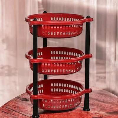 Galaxyway Utensil Kitchen Rack Plastic Kitchen rack Red Plastic utensil_pack1_new64