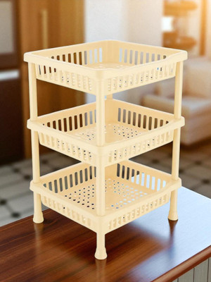Shezari Dish Drainer Kitchen Rack Plastic Multipurpose kitchen rack for househlod-1