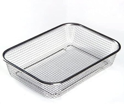 ARMINTRADEMART Fruit Basket Stainless Steel Fruit & Vegetable Basket(Silver)