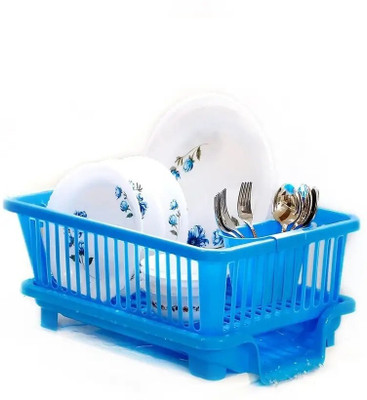 Swarni Dish Drainer Kitchen Rack Plastic Dish Drainer Kitchen Rack Plastic 3 in 1 Large Sink Set,Drying Washing Basket