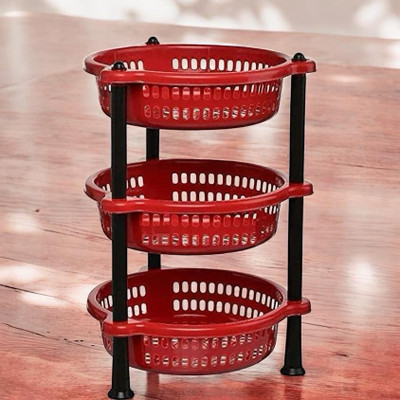 Galaxyway Utensil Kitchen Rack Plastic Kitchen rack Red Plastic utensil_pack1_new63
