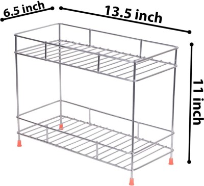 Kombuis Kitchenware Utensil Kitchen Rack Steel Modular Kitchen Storage Rack | Kitchen Organizer Multipurpose Storage Shelf/Rack