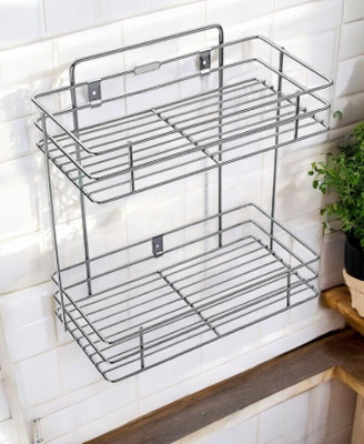 Standify Containers Kitchen Rack Steel KitchenRack_2shelf_D1_STD_HH005