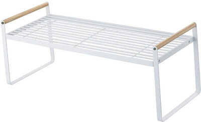 Vibecraft Utensil Kitchen Rack Iron, Wood