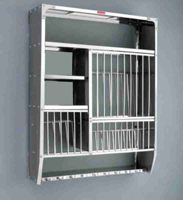 A-ONE Utensil Kitchen Rack Steel Utensil Kitchen Rack Steel Wall Mounted Dish Rack (39*36)