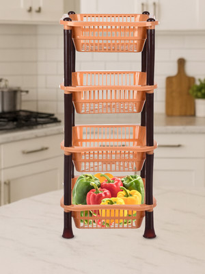 HOMESTIC Fruits/Vegetables Kitchen Rack Plastic 1 Piece Small dish drainer