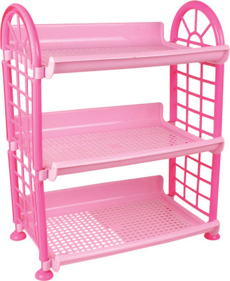 3D METRO SUPER STORE Fruits/Vegetables Kitchen Rack Plastic 3 Layer Plastic Rack Storage Basket Multipurpose Kitchen Storage Organizer