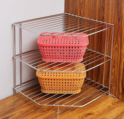 value adds Utensil Kitchen Rack(Steel)