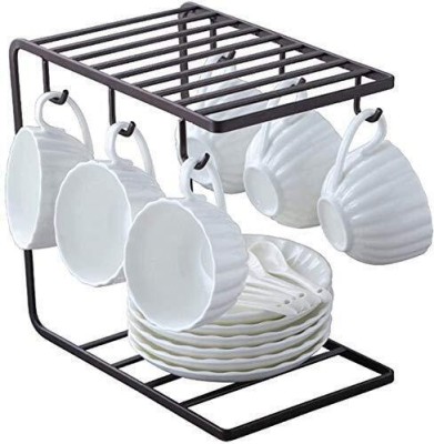 think n crafts Containers Kitchen Rack Iron Cup Kitchen Rack Steel Cup and Plate holder which adds style to your kitchen