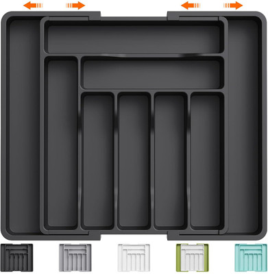Hirparas Tech Enterprise Empty Cutlery Box Drawer Case(Multicolour  Holds 8 Pieces)