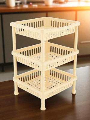 Shezari Dish Drainer Kitchen Rack Plastic Multipurpose kitchen rack for househlod-1