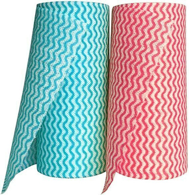 ANVIK Non Woven Kitchen Tissue/Towel Roll Washable Reusable Multipurpose Roll(2 Ply, 160 Sheets)