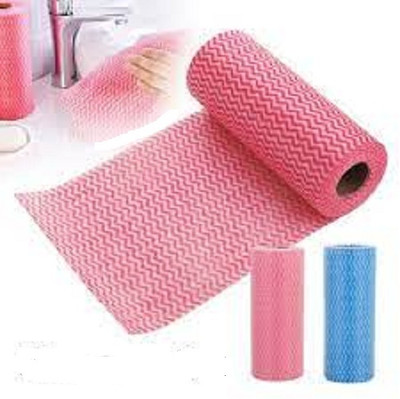 rollinhub Multi-purpose Kitchen cleaning paper roll reusable and washable (pack of 2)(2 Ply, 160 Sheets)