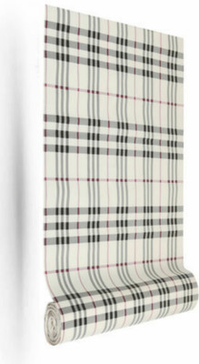 kashtu DI 8M Kitchen Roll, Drawer/Shelf Roll, -45x800 cm (Cream Black Line)(1 Ply, 1 Sheets)