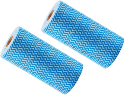 ANVIK Non-Woven Kitchen Tissue Paper/Towel Roll, Washable Reusable Multipurpose Roll(2 Ply, 160 Sheets)