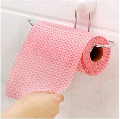 Elhify Washable and Reusable - 2 Ply Kitchen Printed Tissue/Towel Paper Roll(2 Ply, 80 Sheets)