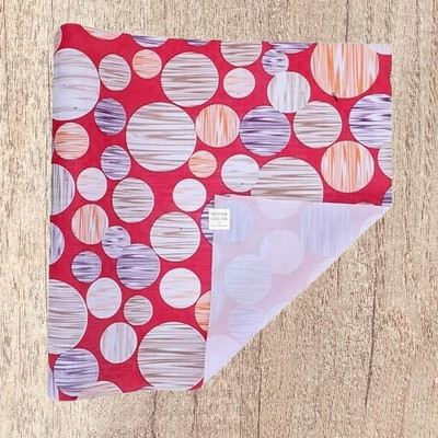 SANRAKSSHAN Rectangular Pack of 1 Table Placemat(Multicolor, Polyester)