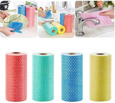 spillfreely Kitchen Reusable Non Woven Wipes...(Colour May Vary)(4 Ply, 320 Sheets)