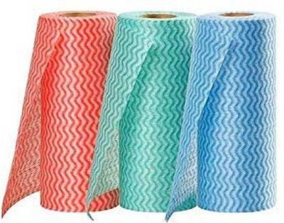 PERSONALITY PLUS TOWEL ROLLS WIPES FOR CLEANING( 240 PULLS PACK OF 3)(2 Ply, 80 Sheets)