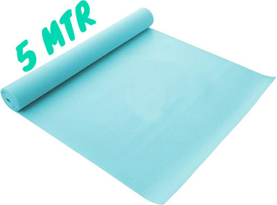 Mopak Decor MD Sky Blue Anti-Slip/Fridge Mat/ Table Mat/Kitchen Roll Size -45 x500cm(1 Ply, 1 Sheets)