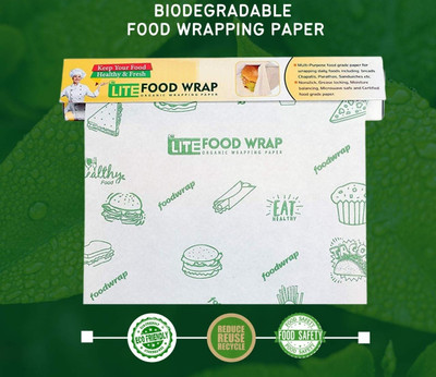 FUNKU LITE Printed Food Wrap Paper Roll 11Meter(1 Ply, 1 Sheets)