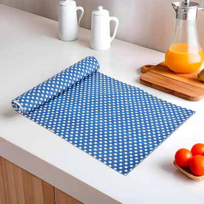ZITIN Rectangular Pack of 1 Table Placemat(Blue, PVC, Silk)