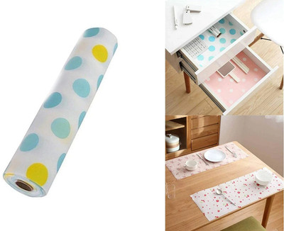 VKK TRADERS Antibacterial Cabinet Printed Plastic Foam Wardrobe Moisture Drawer Pad 1(1 Ply, 1 Sheets)