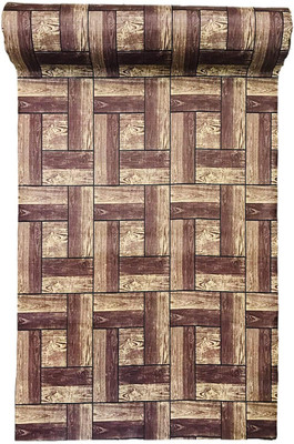 homerz Rectangular Pack of 1 Table Placemat(Brown, PVC)