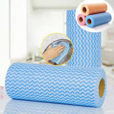 Sharry Non-Woven Multipurpose Kitchen Paper Towel Roll Washable & Reusable - SH-0044(2 Ply, 70 Sheets)