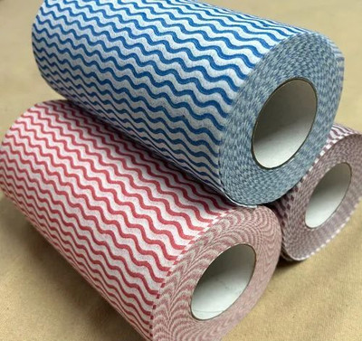 rollinhub Washable and Reusable - Kitchen Printed Tissue (3 ROLL)(1 Ply, 240 Sheets)