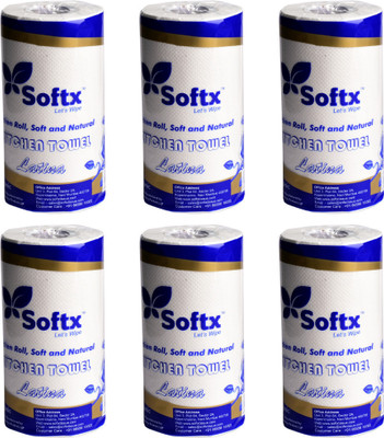 softx Latina 2 Ply Kitchen Paper Towel For Kitchen Use(2 Ply, 60 Sheets)
