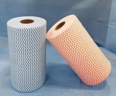 spillfreely Kitchen Reusable Non Woven Wipes...(Colour May Vary)(2 Ply, 160 Sheets)