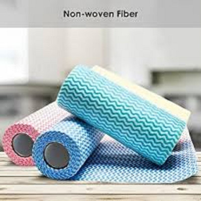 Sharry Non-Woven Multipurpose Kitchen Paper Towel Roll Washable & Reusable - SH-0043(2 Ply, 70 Sheets)