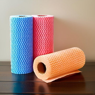 Dheeraay Washable and Reusable - 2 Ply Kitchen Printed Tissue/Towel Paper Roll b86j(1 Ply, 80 Sheets)