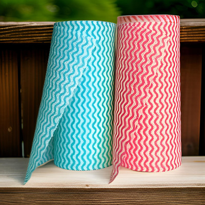 Liftoff Washable and Reusable - 2 Ply Kitchen Printed Tissue/Towel Paper Roll g96g(1 Ply, 80 Sheets)