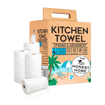 The Honest Home Company Kitchen Towel Roll(2 Ply, 240 Sheets)