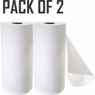 Six Fox Kitchen Roll Pack of 2 Rolls(4 Ply, 80 Sheets)