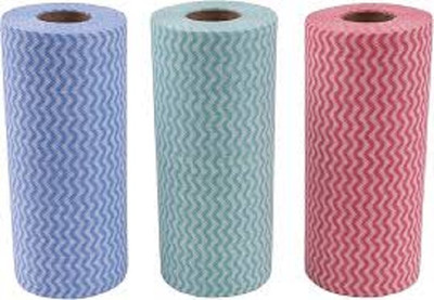 rollinhub Kitchen Tissue/towel/Roll/Napkins Reusable non-woven eco-friendly(2 Ply, 240 Sheets)