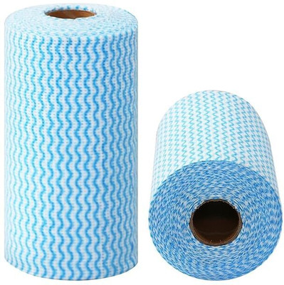 SALINA Washable and Reusable - 2 Ply Kitchen Printed Tissue/Towel Paper Roll Multicolor(2 Ply, 80 Sheets)
