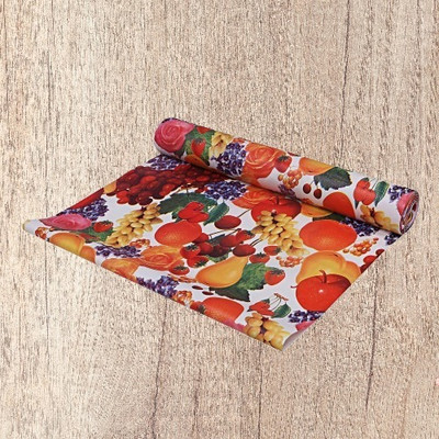 SANRAKSSHAN Rectangular Pack of 1 Table Placemat(Multicolor, Polyester)