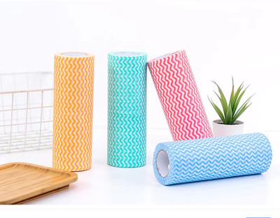 rollinhub Kitchen Tissue paper/towel/Roll Reusable non-woven Eco-friendly aP6i (pack of 1)(2 Ply, 80 Sheets)