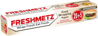FRESHMETZ freshmemtz food wrapping paper 20+5 meters(20 Ply, 1 Sheets)