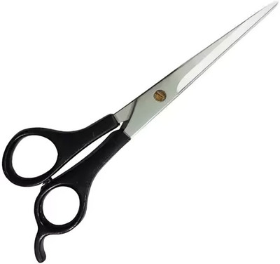 Elecsera Professional Hair Cutting Scissors for Salon Barbers Stainless Steel Scissors(Set of 1, Black)